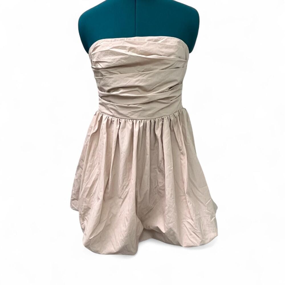 NWT Amanda Uprichard Osar minimalist bubble hem mini dress party dress Sz M
